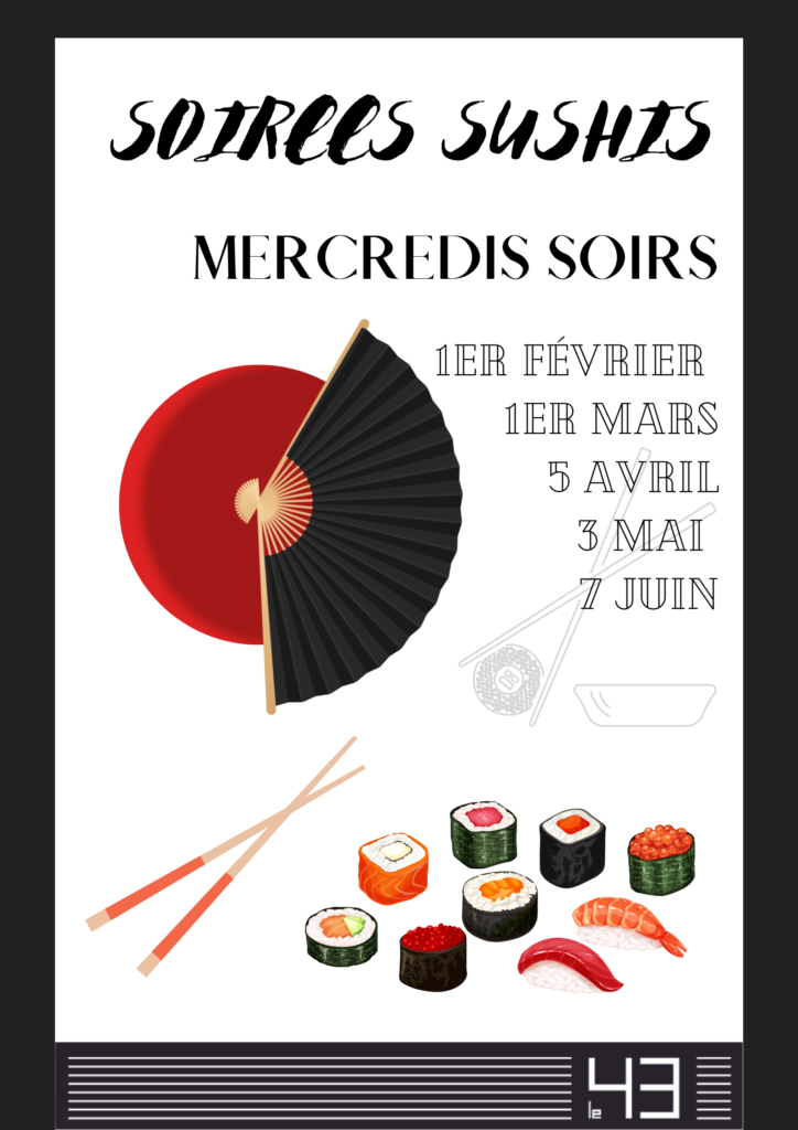SOIREES SUSHIS